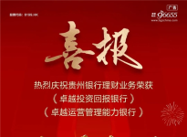 【喜报】贵州银行连续五年蝉联普益标准“金誉奖”